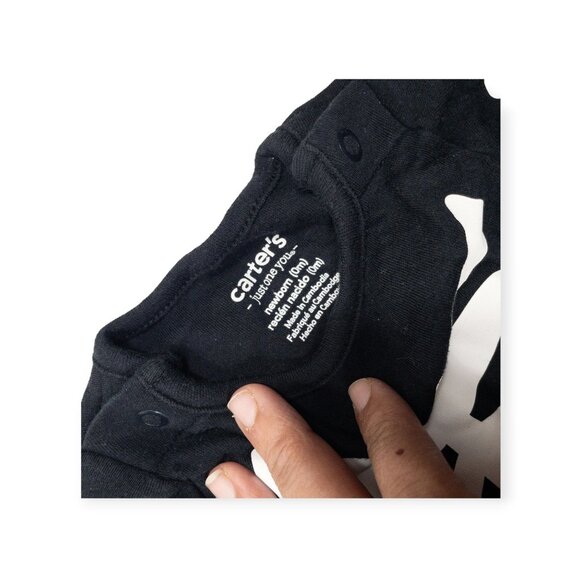 Carters Halloween Baby Sleep & Play Bundle Newborn & 3M Cotton & Polyester Ghost - Picture 3 of 9